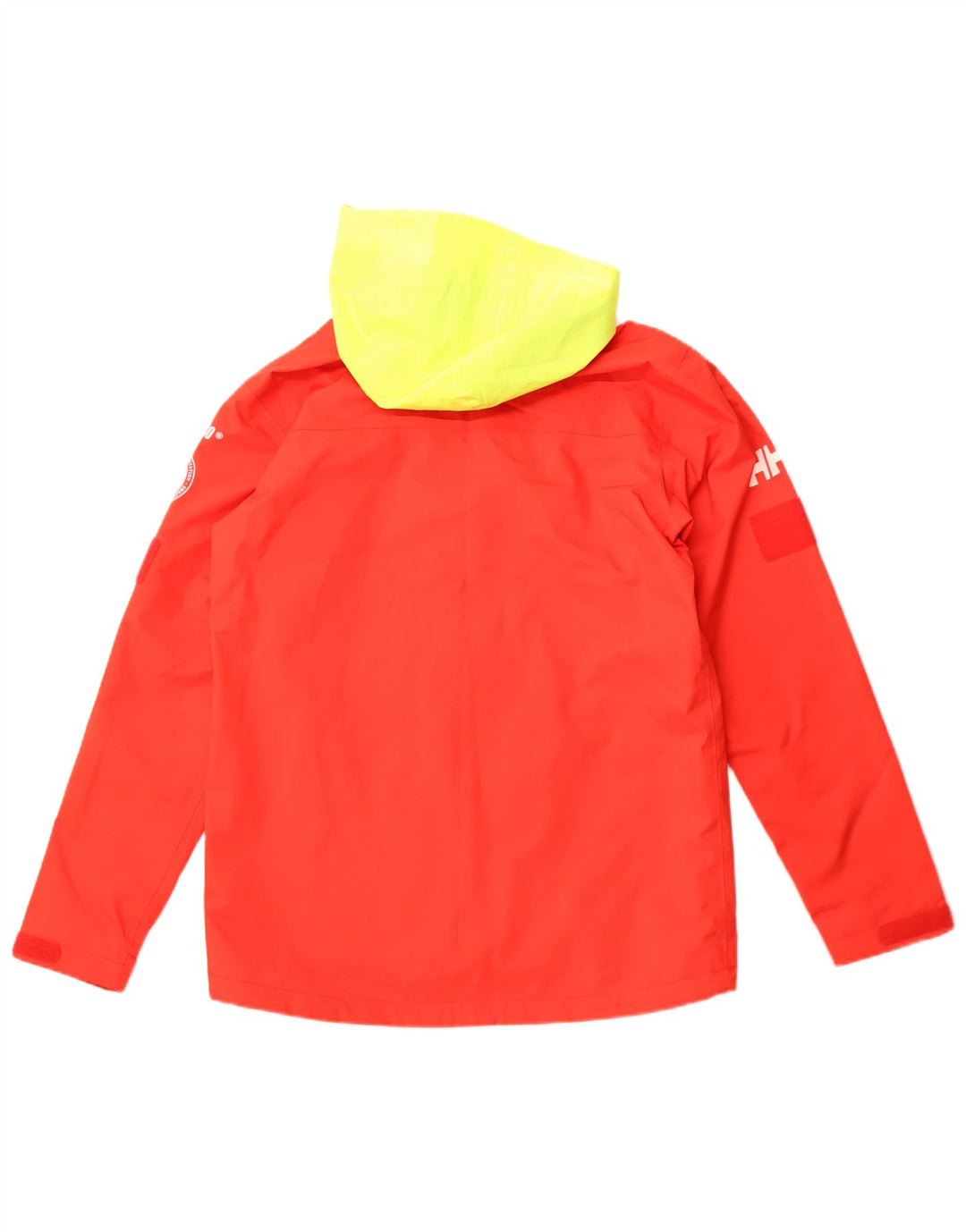 HELLY HANSEN Giacca antipioggia con cappuccio grafica da uomo UK 36 Small Red Colourblock