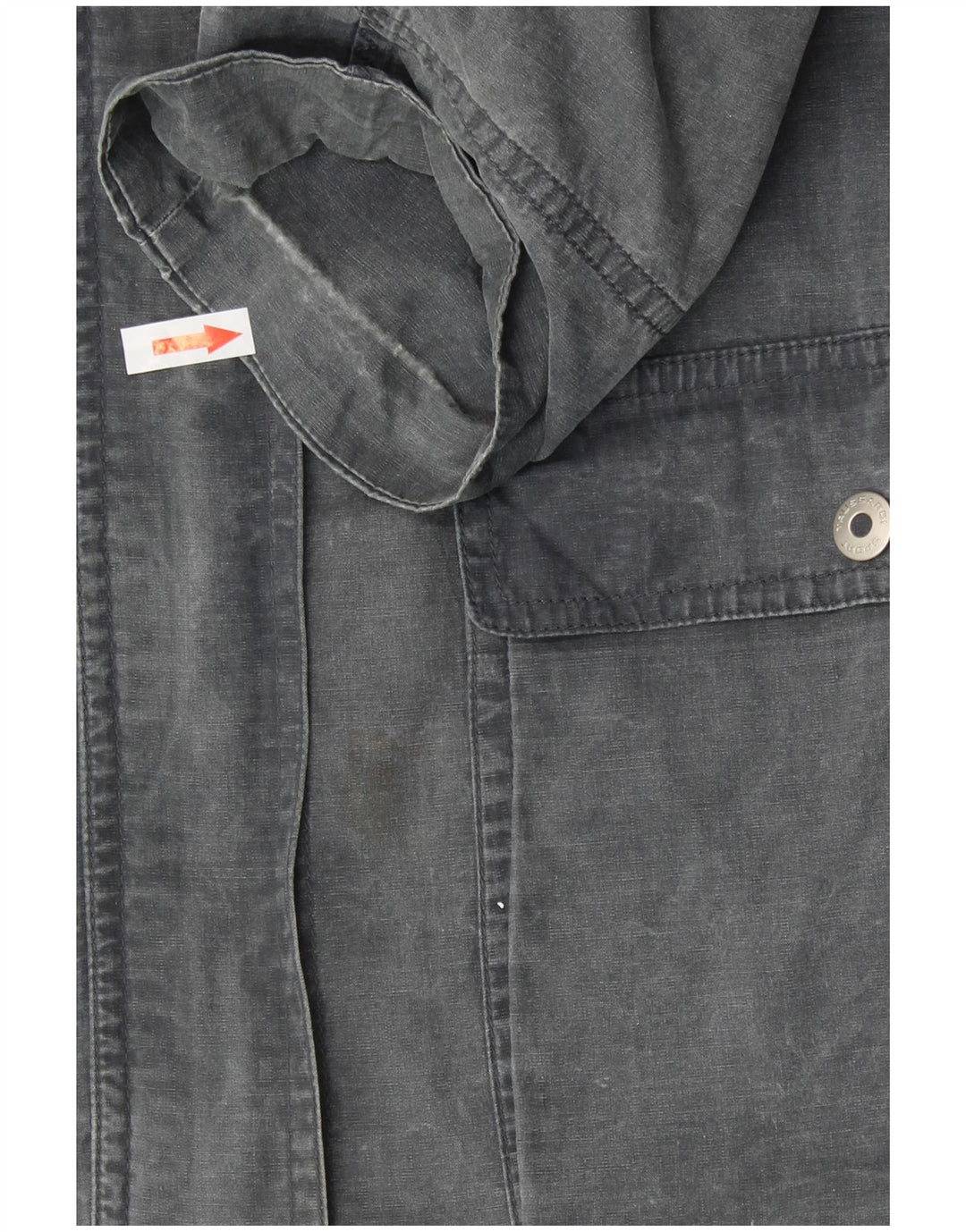 Giacca Utility con Cappuccio Donna TRUSSARDI IT 44 Cotone Grigio Medio