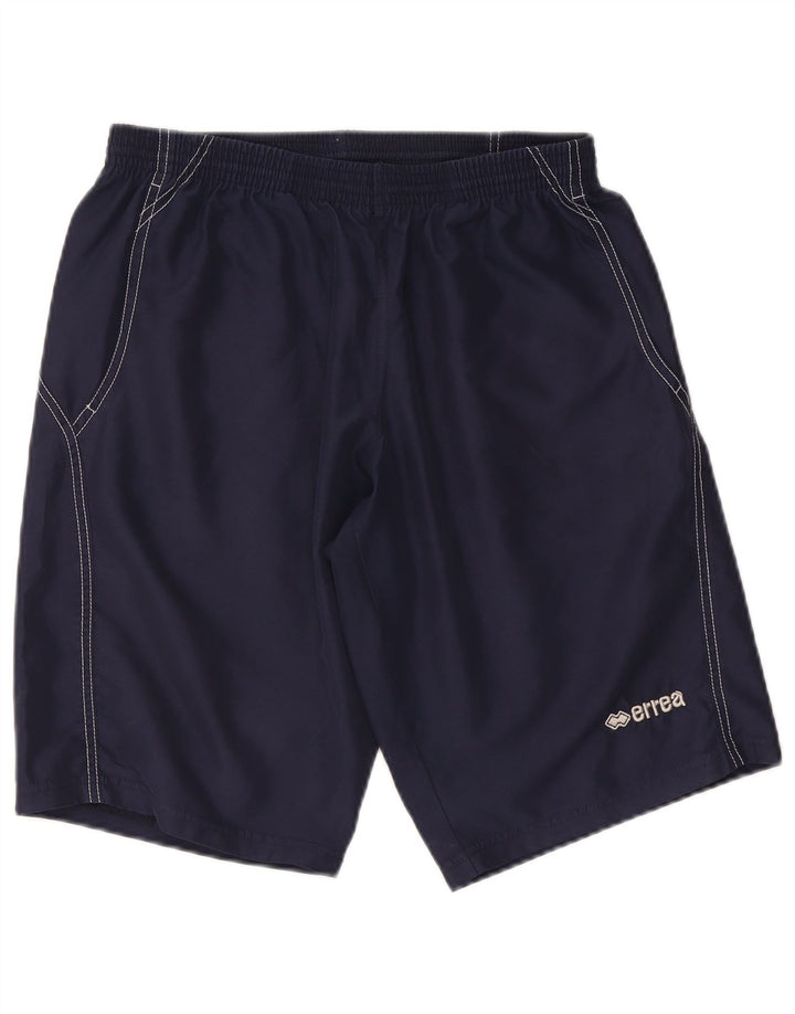 Pantaloncini sportivi da uomo Errea Grandi sportivi in poliestere blu navy