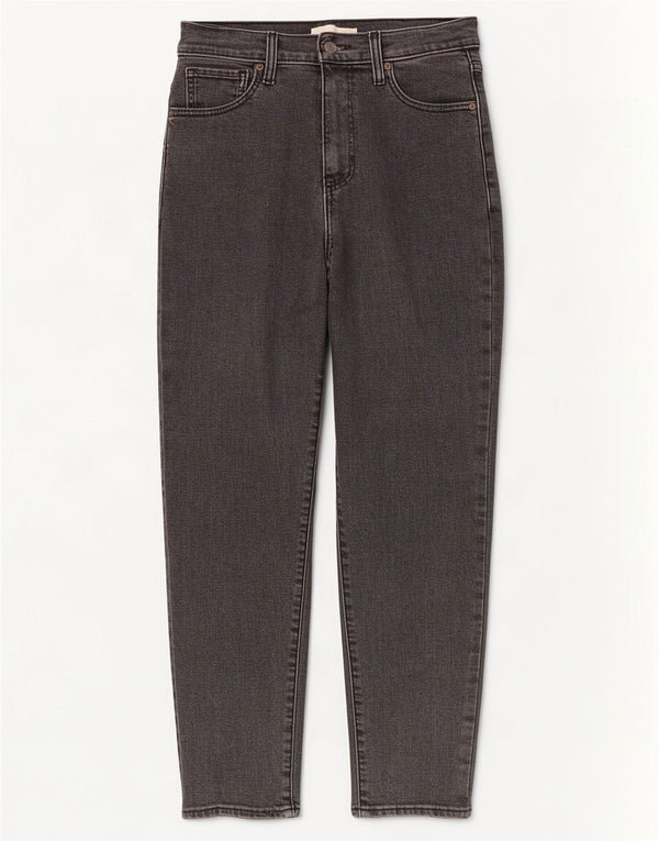 Jeans affusolati a vita alta da donna Levi's W29 L27 cotone grigio
