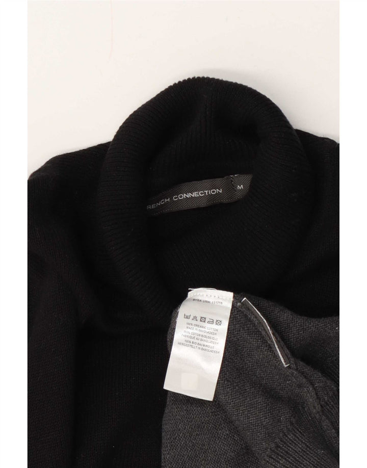 Maglione maglione da donna con collo alto French Connection UK 14 Grigio medio