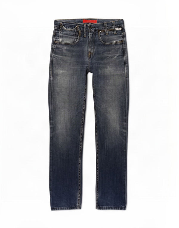 Levi's Uomo 504 Jeans dritti W29 L34 Cotone Blu