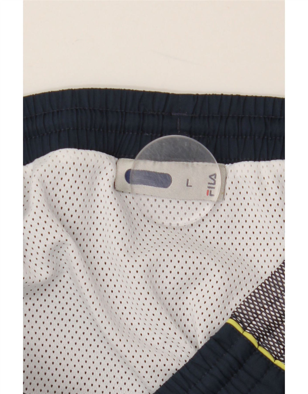 Pantaloncini sportivi grafici da uomo FILA grandi blu navy