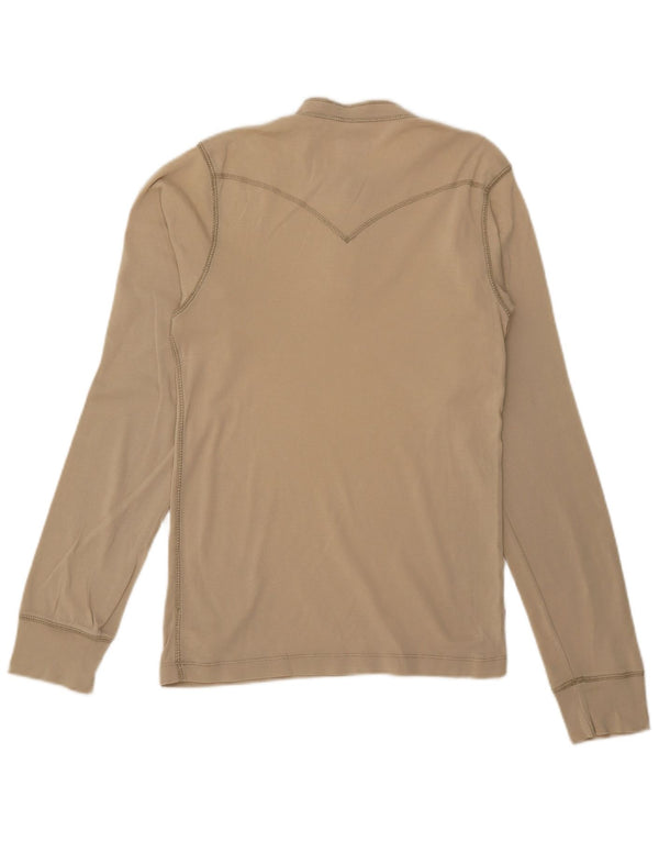 Maglietta Levi's da uomo a maniche lunghe beige medio
