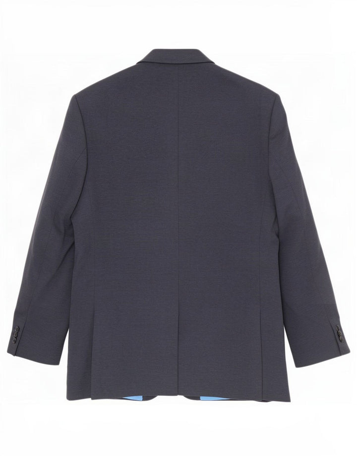 Giacca blazer slim a 2 bottoni Marks & Spencer da uomo UK 42 grande blu navy