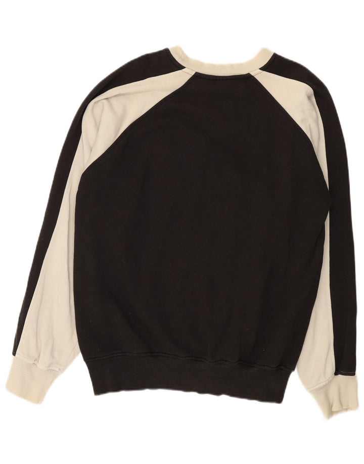 Felpa grafica da uomo Puma Maglione piccolo color block nero