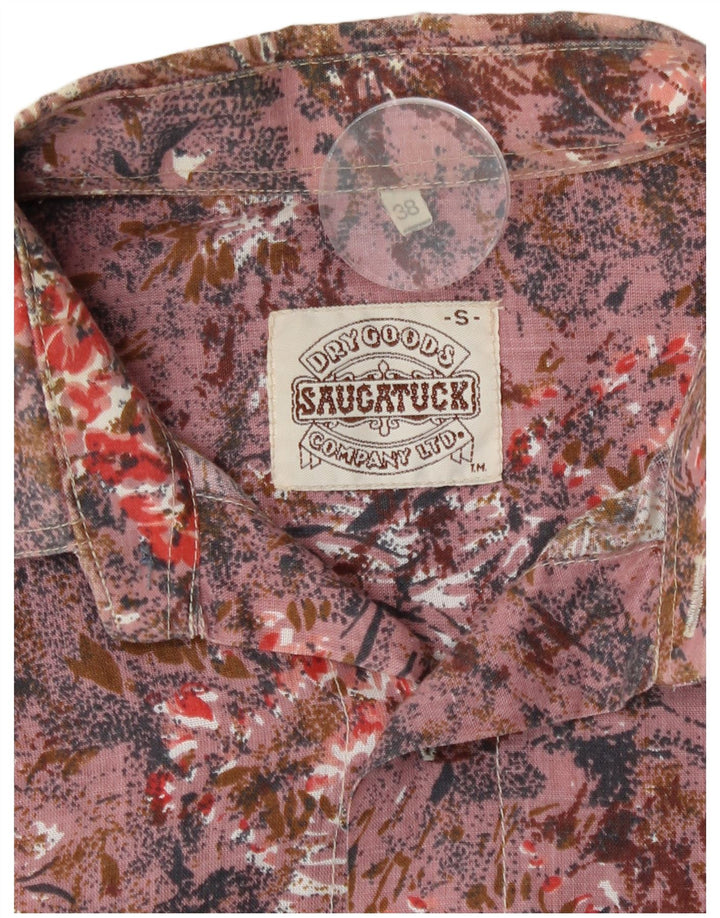 Camicia da uomo Saucatuck taglia 38 rosa medio floreale