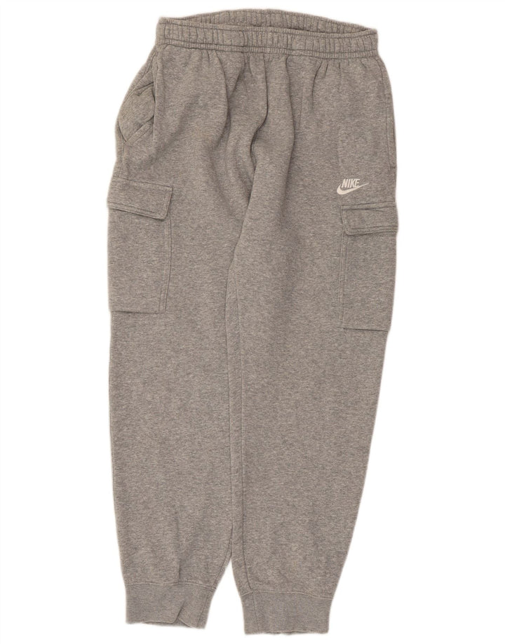 Pantaloni da tuta Nike Crop Cargo da uomo, pantaloni da jogging, cotone mélange grigio medio