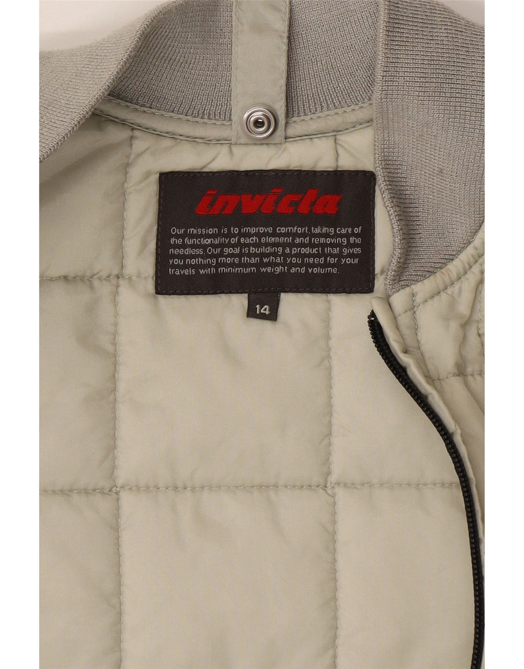 Gilet imbottito da bambino Invicta 13-14 anni in poliestere verde