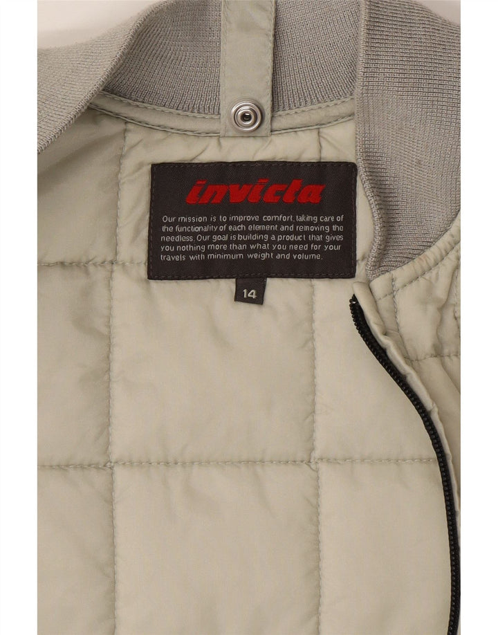 Gilet imbottito da bambino Invicta 13-14 anni in poliestere verde