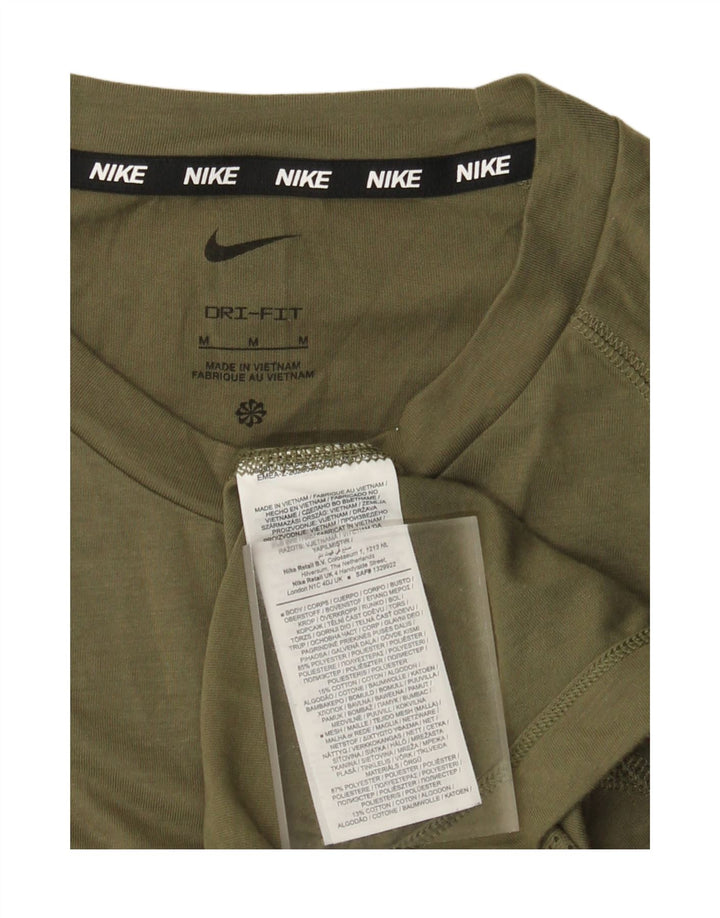 T-shirt Nike Dri Fit da uomo, poliestere medio kaki
