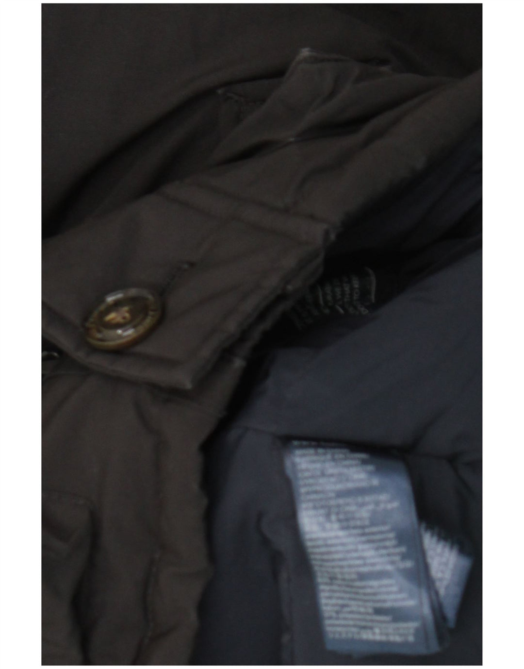 Giacca imbottita con cappuccio da uomo Tommy Hilfiger UK 38 cotone medio nero