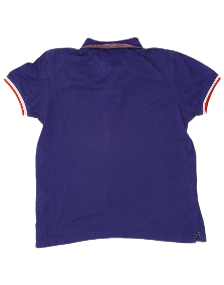 Polo da uomo Harmont & Blaine piccola in cotone blu