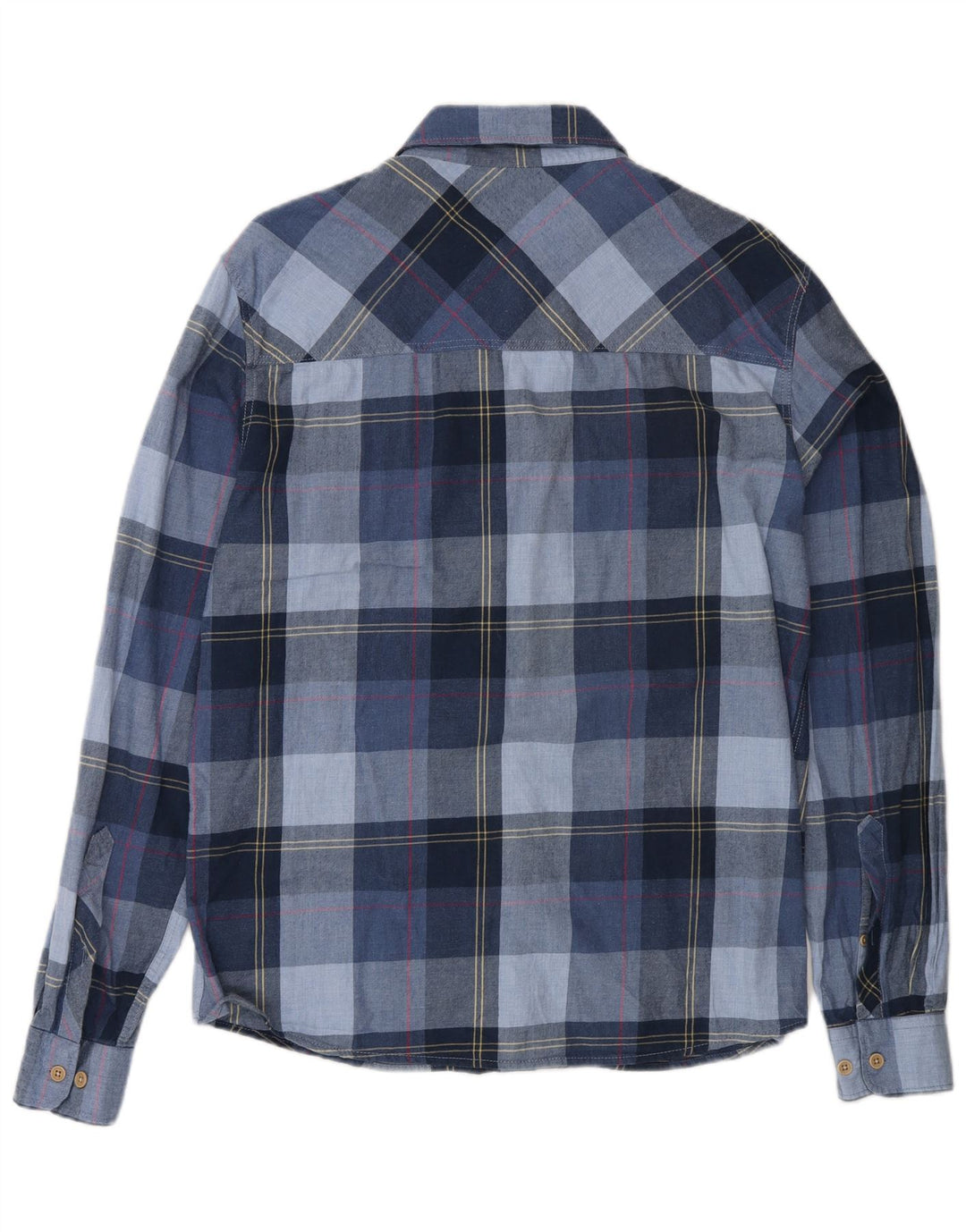 MONTURA Camicia da uomo in flanella a quadri blu navy medio