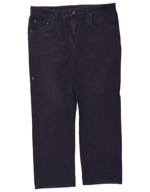 Gant Jeans dritti da uomo Jason vestibilità regolare W38 L32 cotone blu navy