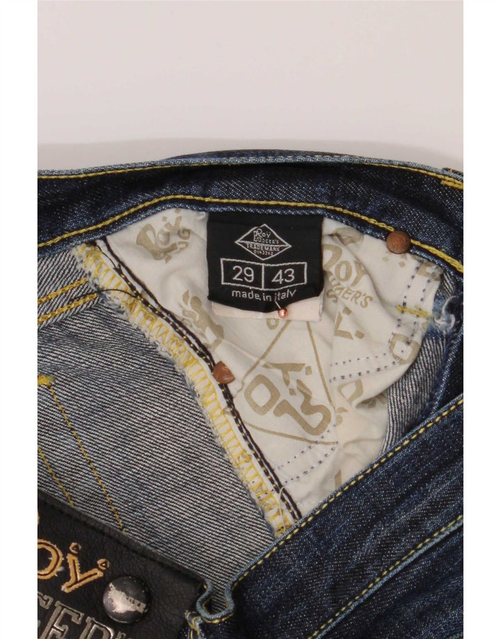 Jeans dritti da donna Roy Rogers W29 L31 cotone blu