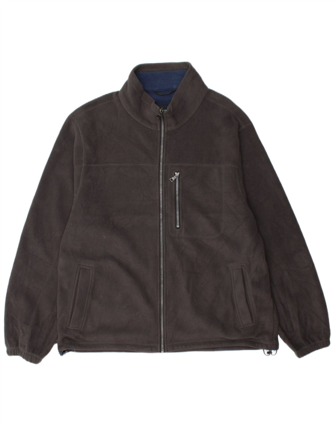 Giacca in pile da uomo Marks & Spencer UK 42 XL poliestere blu navy