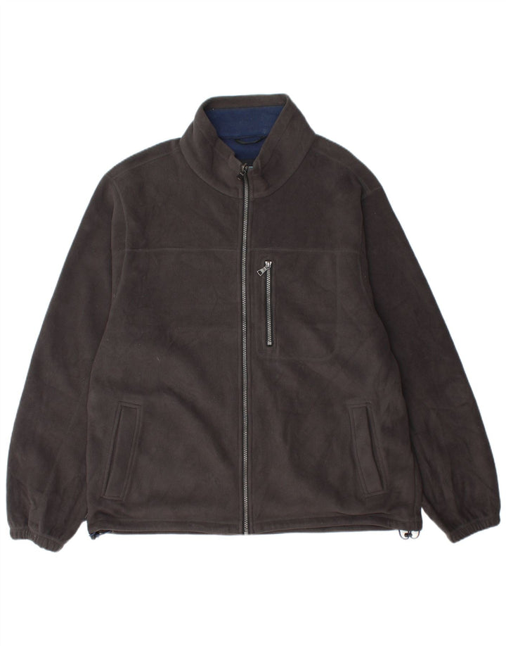 Giacca in pile da uomo Marks & Spencer UK 42 XL poliestere blu navy