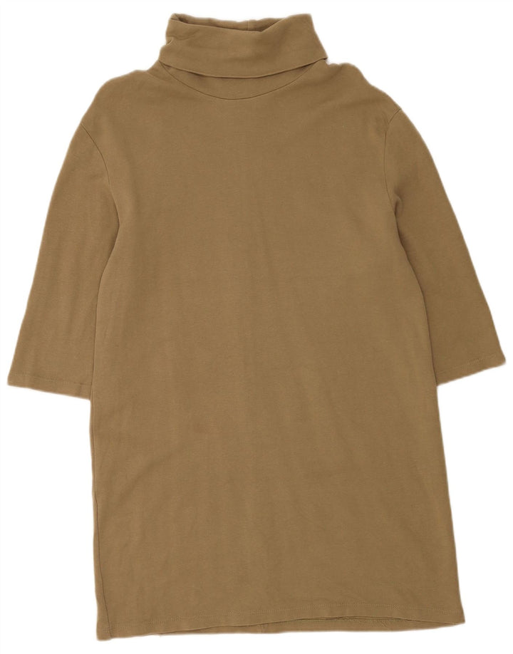 Abito maglione Zara da donna con maniche a 3/4 UK 14 Beige medio