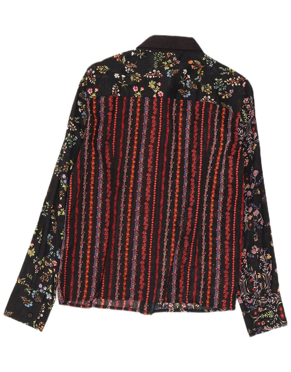 Camicia Desigual da donna UK 14 Medium multicolore floreale