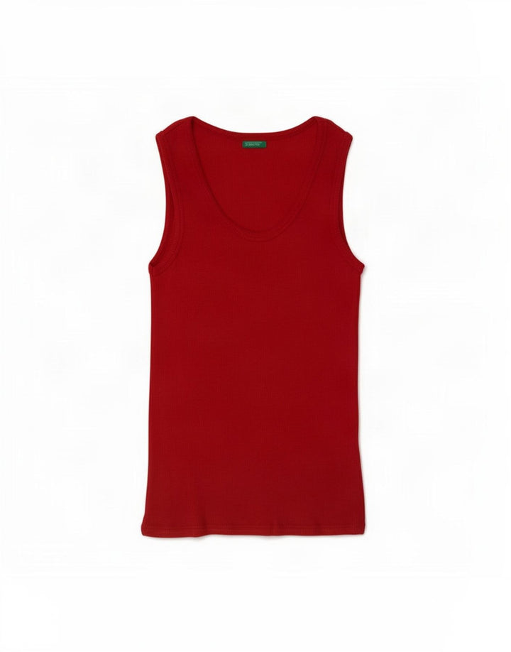 Canotta da donna Benetton UK 8 piccola rossa