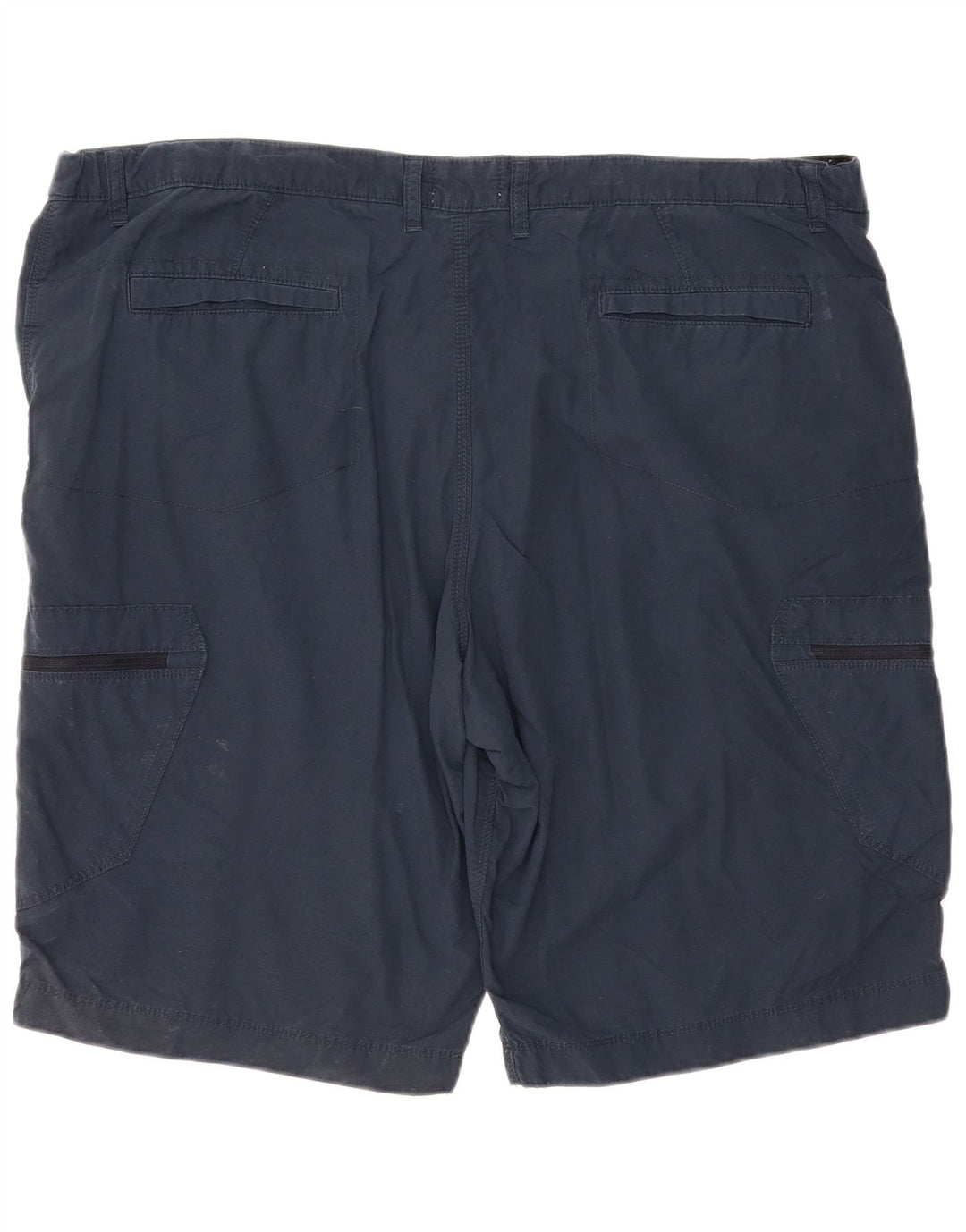Pantaloncini cargo da uomo Marks & Spencer W44 2XL cotone blu navy
