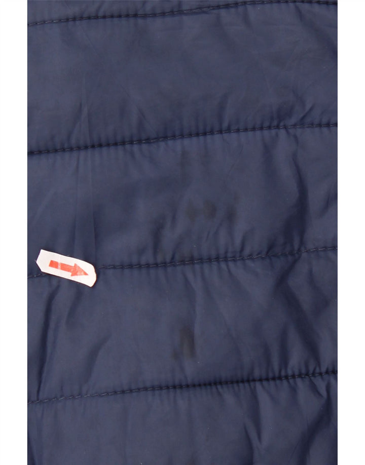 Giacca imbottita da uomo Superdry UK 40 Large in nylon blu navy