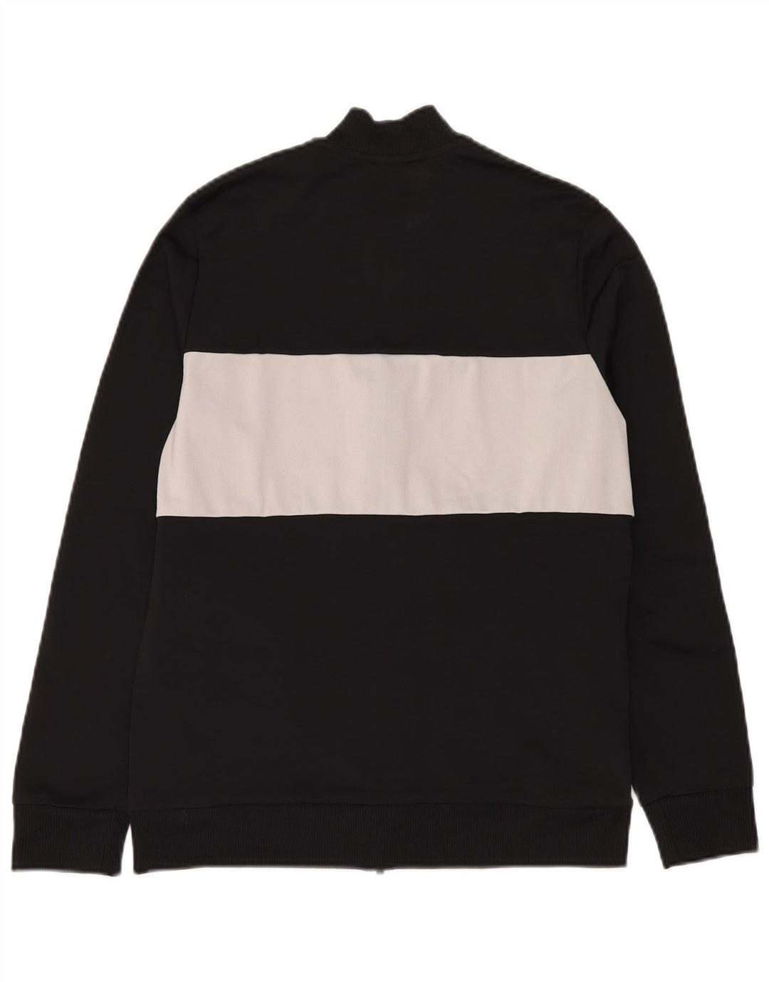 Giacca da tuta da ragazzo Adidas 15-16 anni in poliestere color block nero