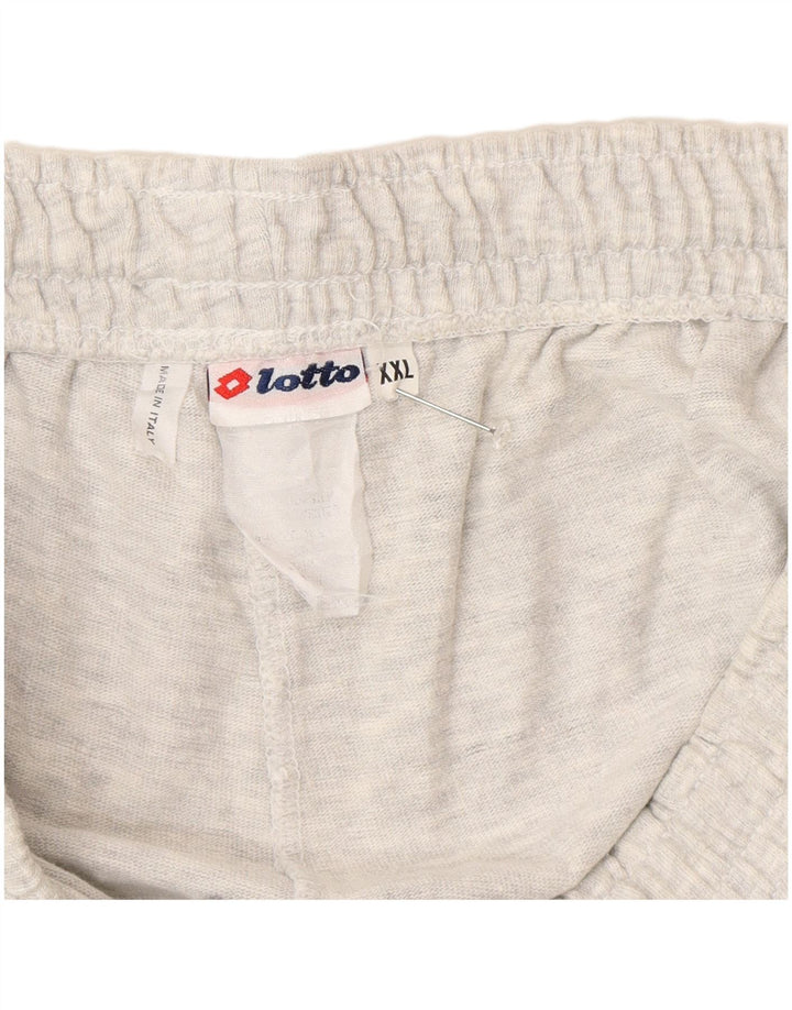 Pantaloni da tuta da uomo Lotto Joggers 2XL Grigio screziato