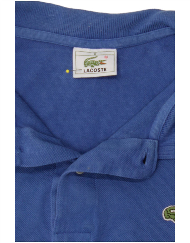 Polo da uomo LACOSTE taglia 8 3XL cotone blu