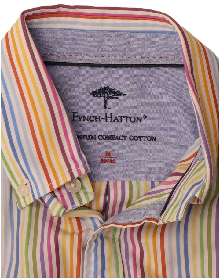 Camicia da uomo Fynch Hatton taglia 39/40 media a righe multicolore