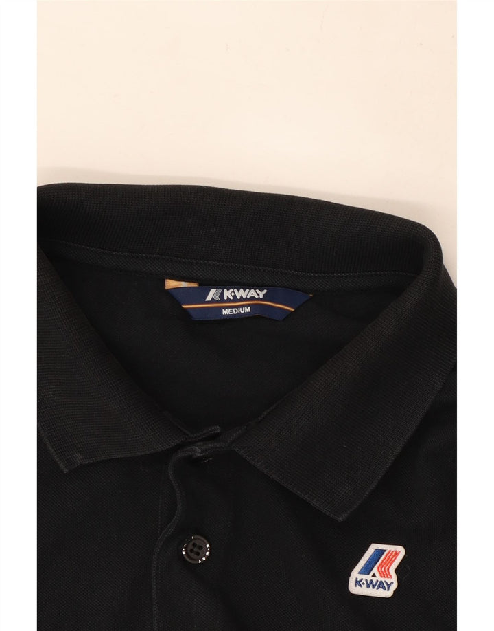 Polo K-Way Uomo Media Nera