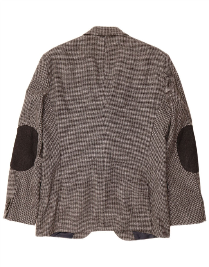 TOMMY HILFIGER Giacca blazer sartoriale da uomo IT 48 pied de poule grigio medio