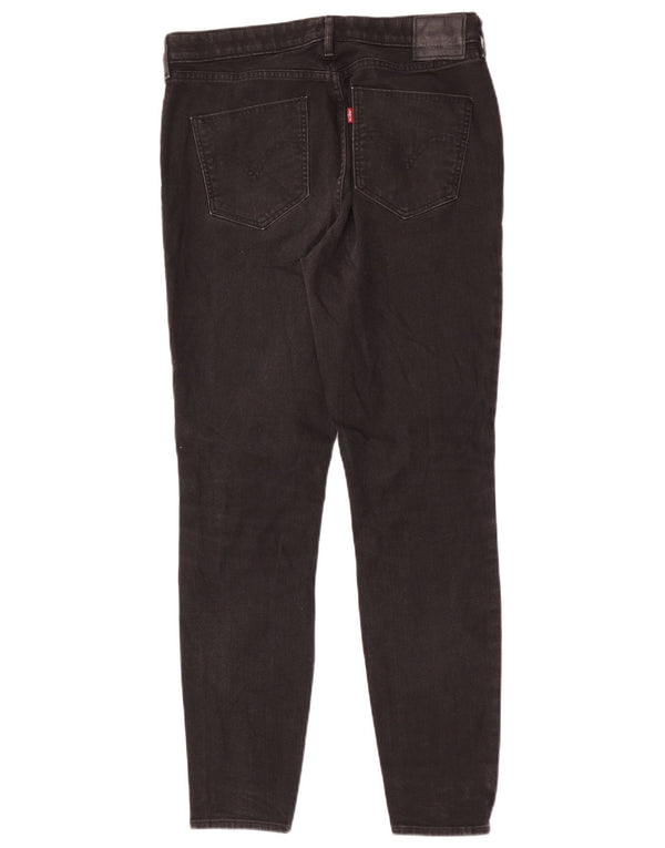 Levi's Uomo 721 Jeans skinny a vita alta W31 L32 Cotone nero