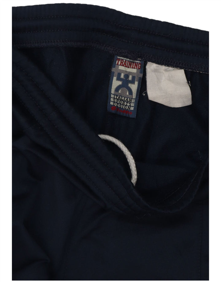 LOTTO Mens Graphic Tracksuit Trousers Large  Navy Blue Colourblock
