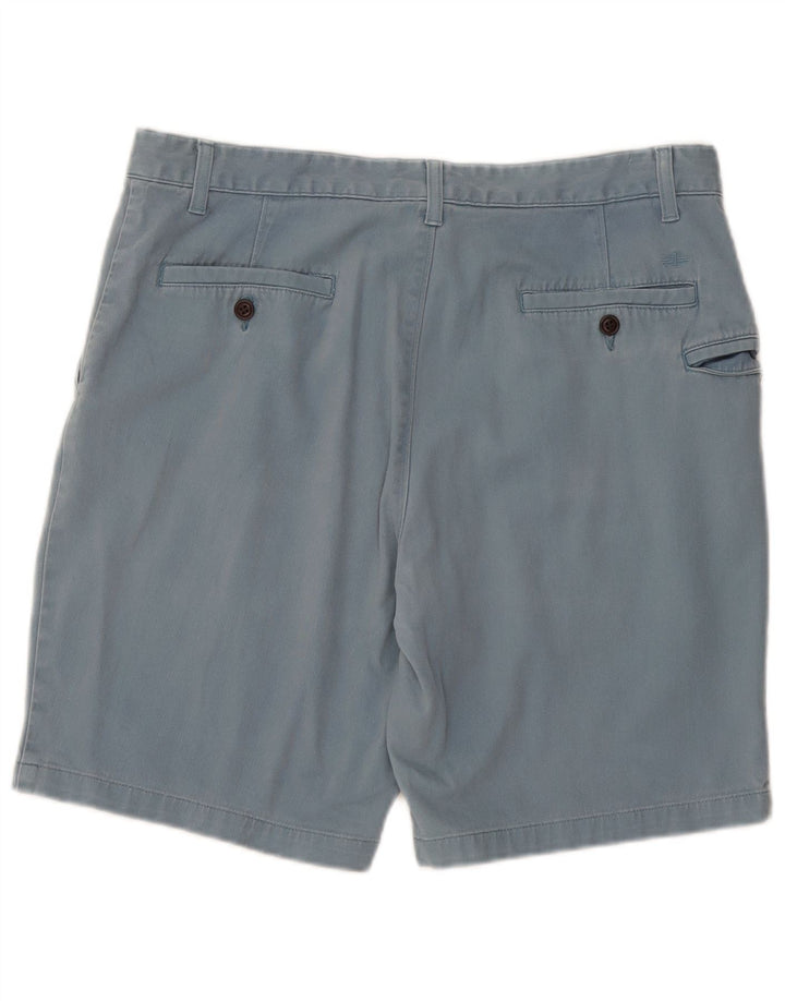 DOCKERS Pantaloncini cargo da uomo W36 grandi in cotone blu