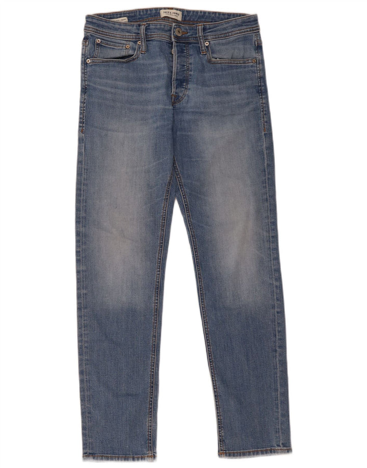 Jack & Jones Uomo Mike Slim Jeans W30 L32 Blu