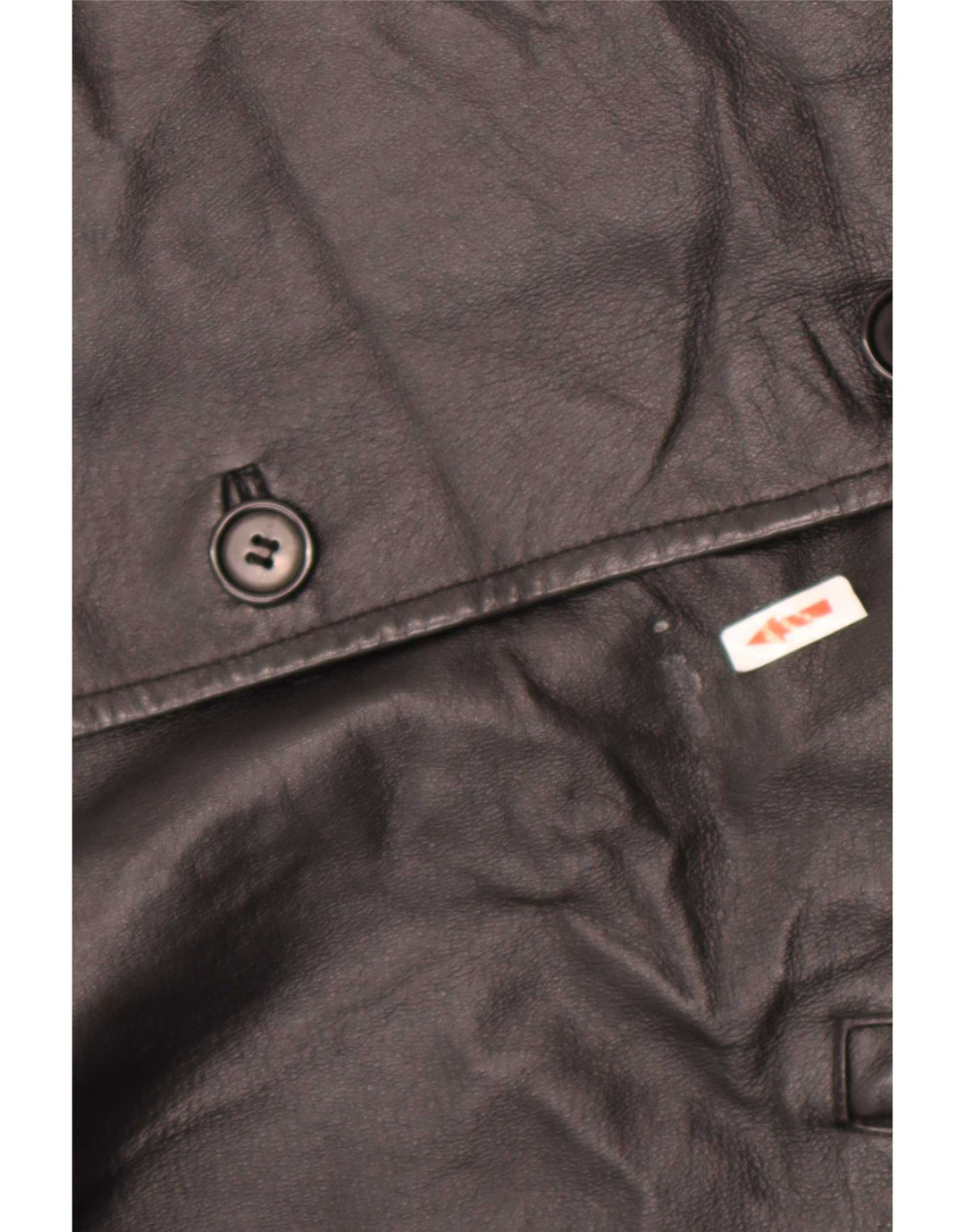 Giacca in pelle da uomo vintage IT 46 Small Nera