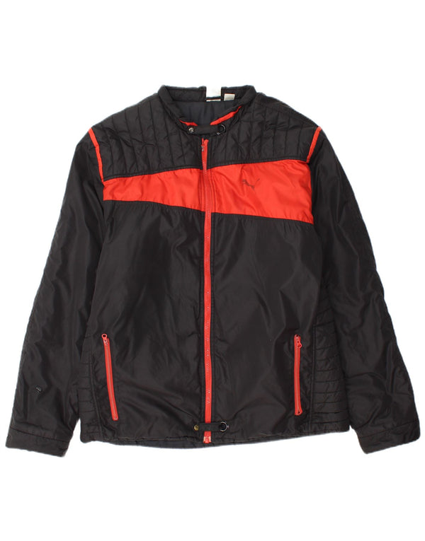 Giacca imbottita da uomo PUMA UK 38 Medium Black Colourblock