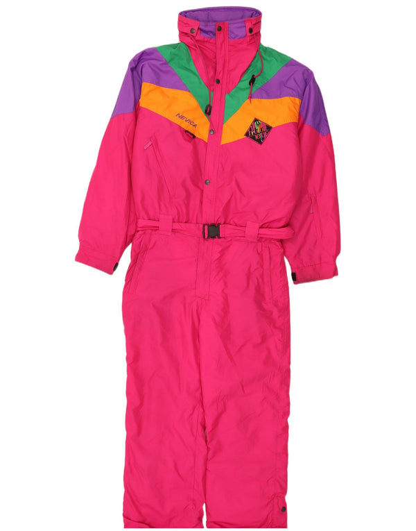 Tuta da sci da uomo Nevica UK 40 Poliestere color block rosa medio