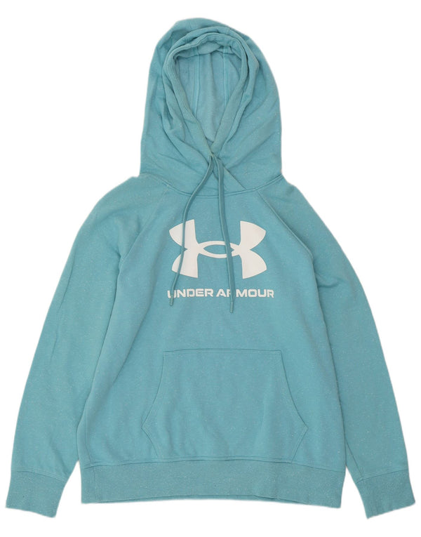 Maglia con cappuccio oversize da donna UNDER ARMOUR UK 14 Blu medio chiazzato