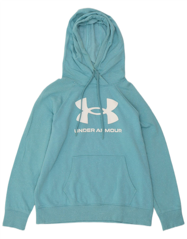 Maglia con cappuccio oversize da donna UNDER ARMOUR UK 14 Blu medio chiazzato