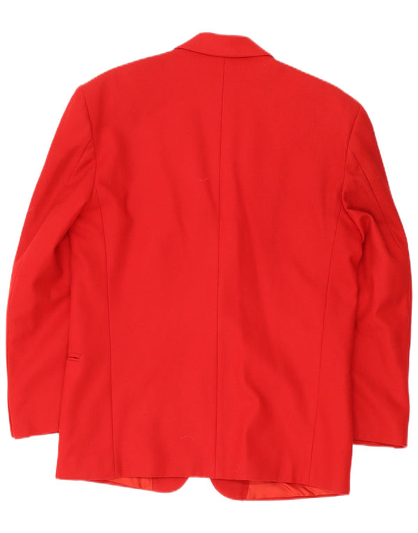Giacca blazer a 2 bottoni da uomo Pit Stop IT 48 lana rossa media
