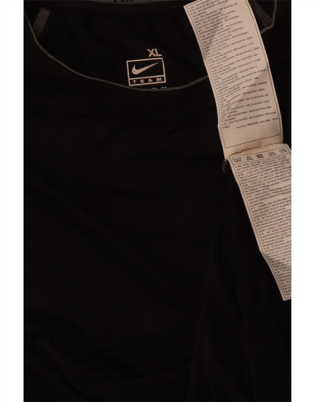 Canotta NIKE da donna UK 18 XL poliestere nero