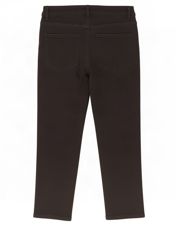Jeans skinny Capri da donna Marks & Spencer UK 12 medio W30 L21 cotone nero