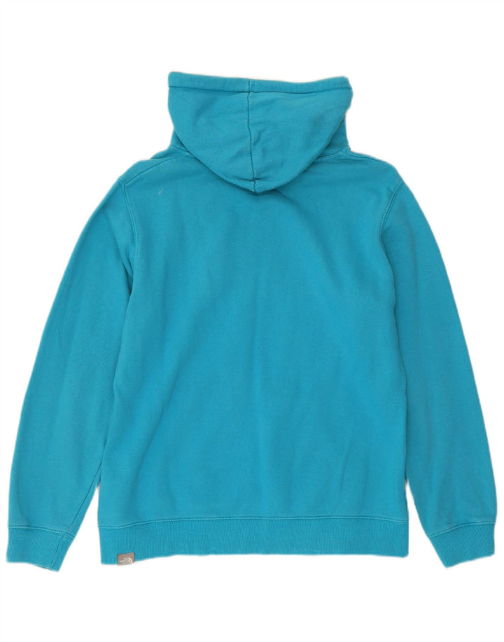 THE NORTH FACE Felpa con cappuccio grafica da donna UK 16 Grande cotone blu