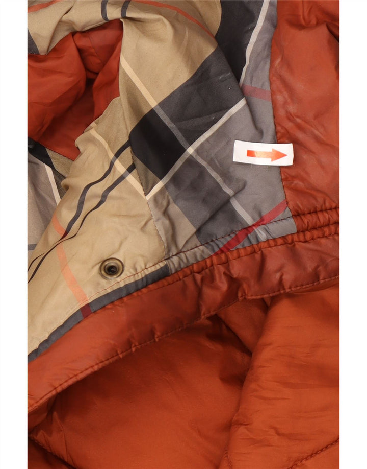 Cappotto imbottito oversize con cappuccio da donna Barbour UK 8 piccolo marrone in poliammide