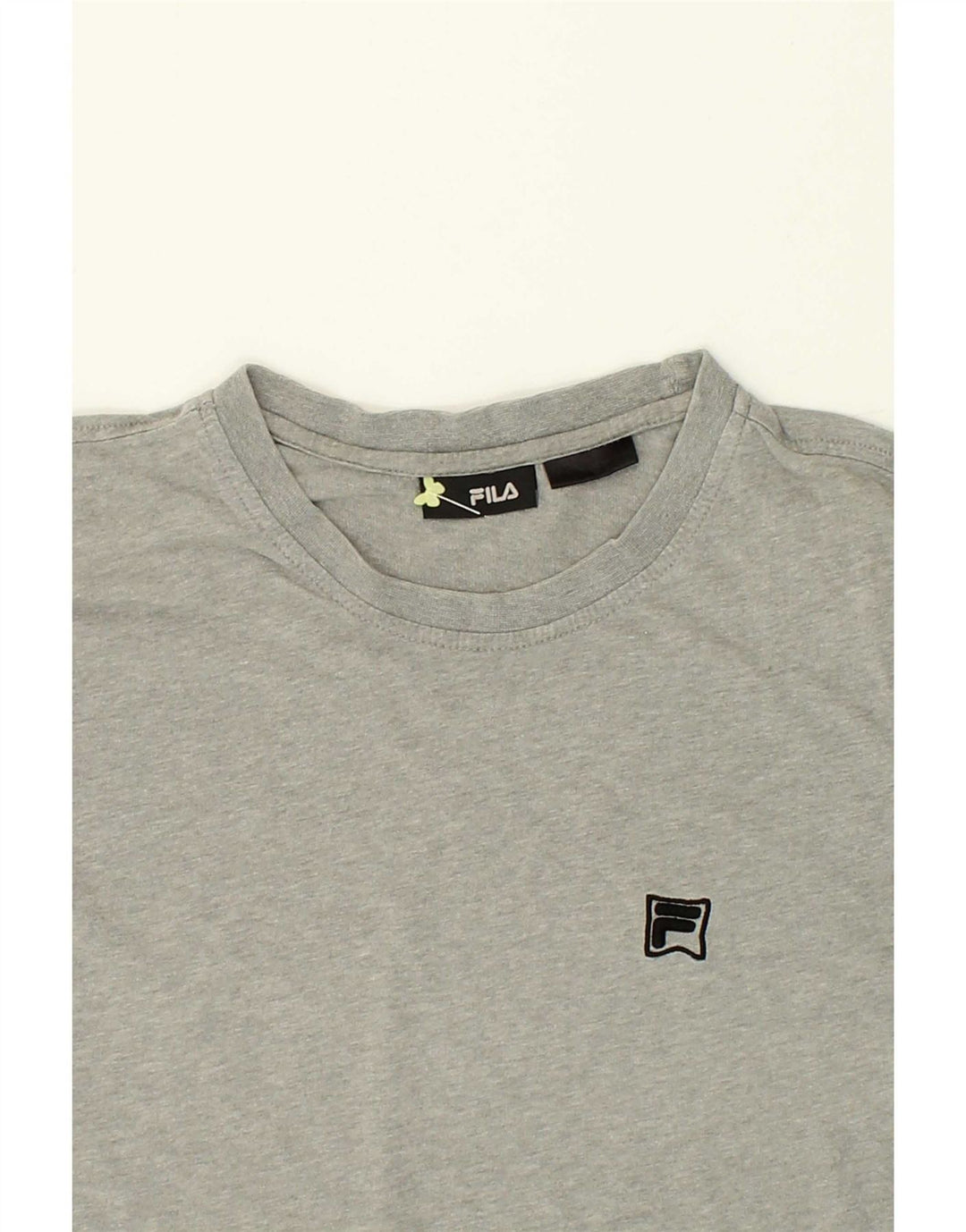 FILA Mens T-Shirt Top Medium Grey Vintage Fila and Second-Hand Fila from Messina Hembry 
