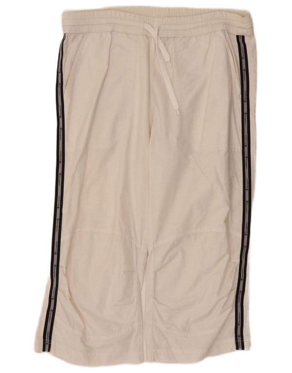 Pantaloni da tuta Capri con grafica da uomo Champion XL in cotone color block bianco