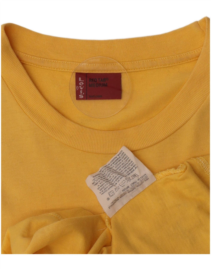 T-shirt grafica da uomo Levi's Top in cotone giallo medio